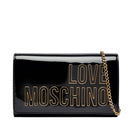 Clutch con Tracolla LOVE MOSCHINO in Vernice Nera