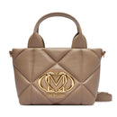 Mini Borsa Donna a Mano LOVE MOSCHINO linea Embossed color Sabbia