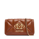 Clutch Trapuntata Donna LOVE MOSCHINO linea Embossed color Noce