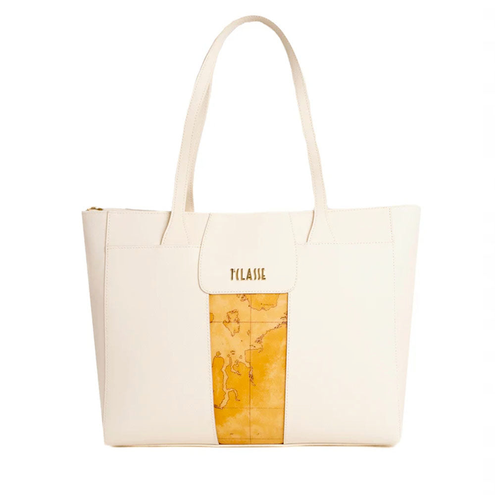 Shopping Bag Donna 1A Classe Alviero Martini linea Bloom City Avorio LD27
