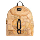 Damen-Rucksack 1A Classe ALVIERO MARTINI Modell Soft Petals aus Soft Geo Classic Stoff in Schwarz - LE59
