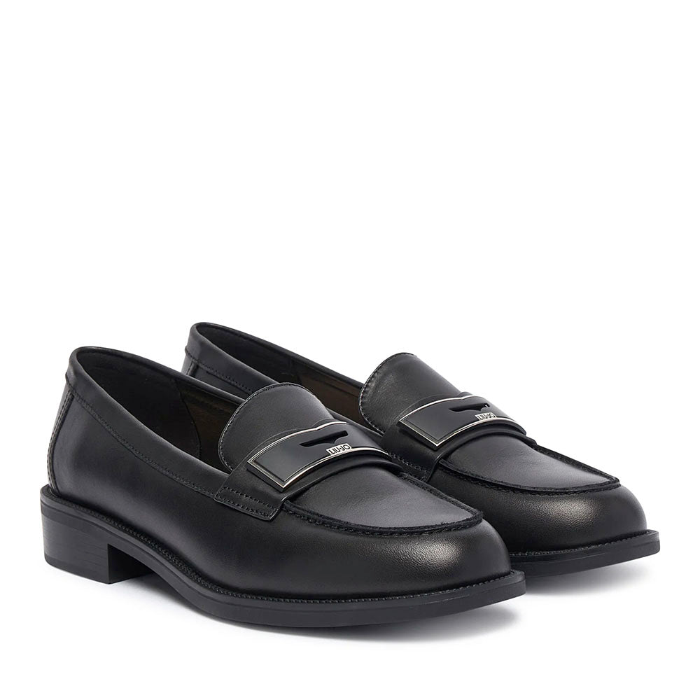 Mocassino Donna LIU JO linea Madison 03 in Pelle Nera