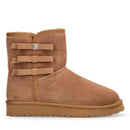 Stivali Donna Imbottiti LIU JO Jil 10 in Suede color Cognac con Fiocchi