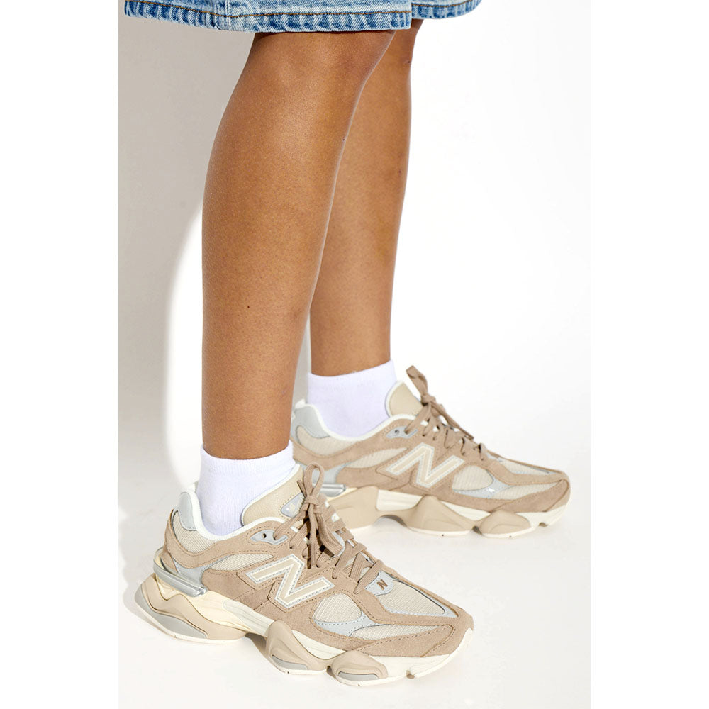 Sneakers Running NEW BALANCE 9060 in Suede e Mesh Driftwood e Timberwolf