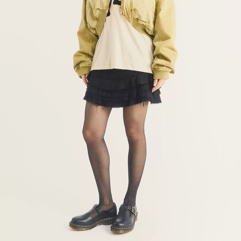 Scarpe Donna DR. MARTENS linea Polley in Pelle Smooth Nera
