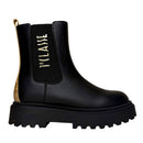 Stivaletti Beatles 1A Classe Alviero Martini in Eco Nappa Nera con Maxi Logo 2579