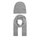 Coordinato Berretto e Sciarpa LIU JO in Maglia Misto Lana Grigio