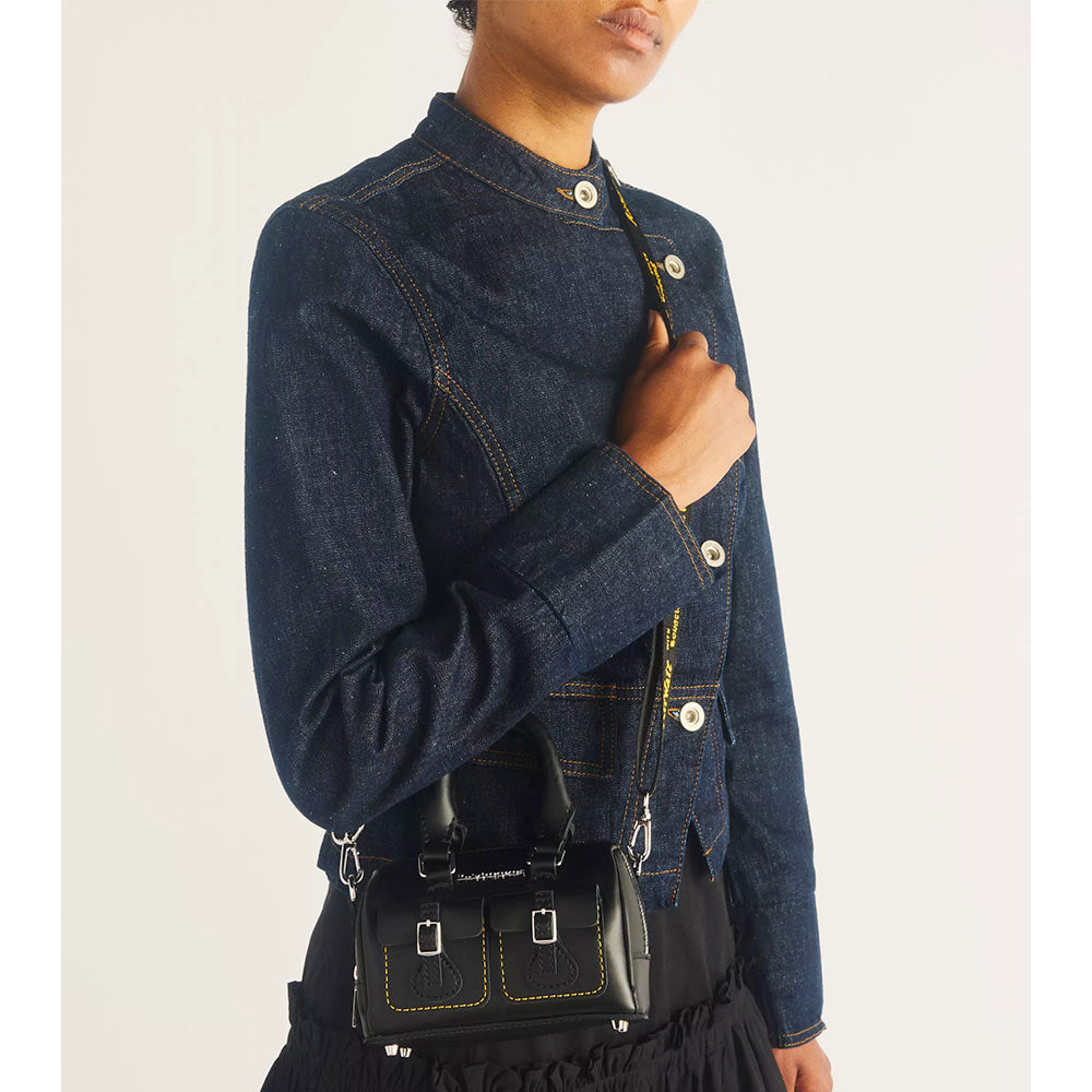 Bauletto Donna Mini DR. MARTENS linea Kiev in Pelle Smooth Nero