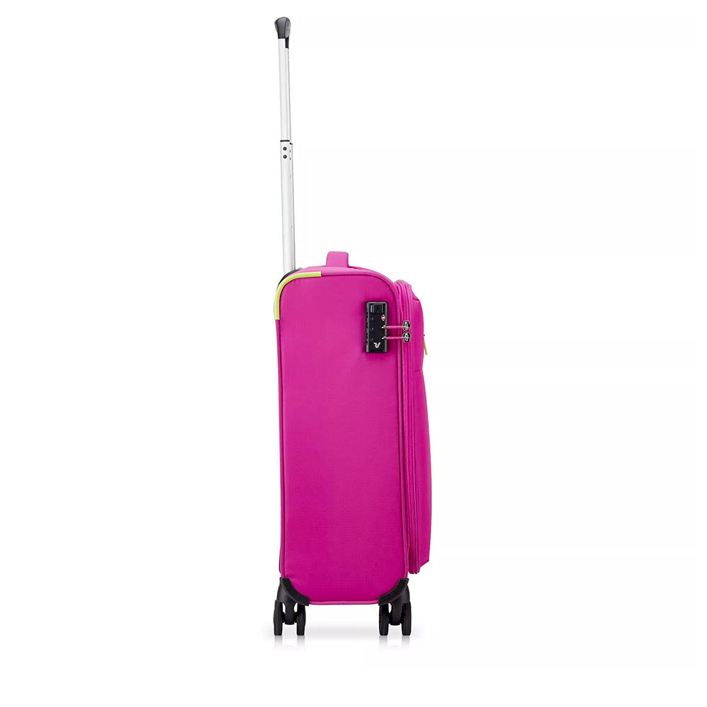 Trolley Cabina Semirigido 4 Ruote RONCATO Linea Lite Soft colore Fucsia