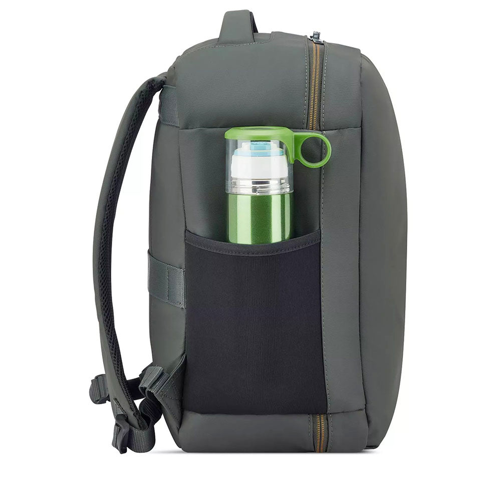 Zaino da Viaggio Underseat con Sacca Sottovuoto RONCATO linea Wanderline in Tessuto Gommato Verde Militare