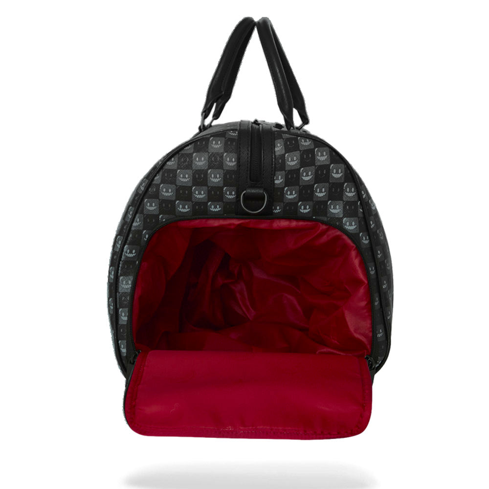 Borsone Weekend SPRAYGROUND stampa Sharks in Paris WTF Bubbly Black Check