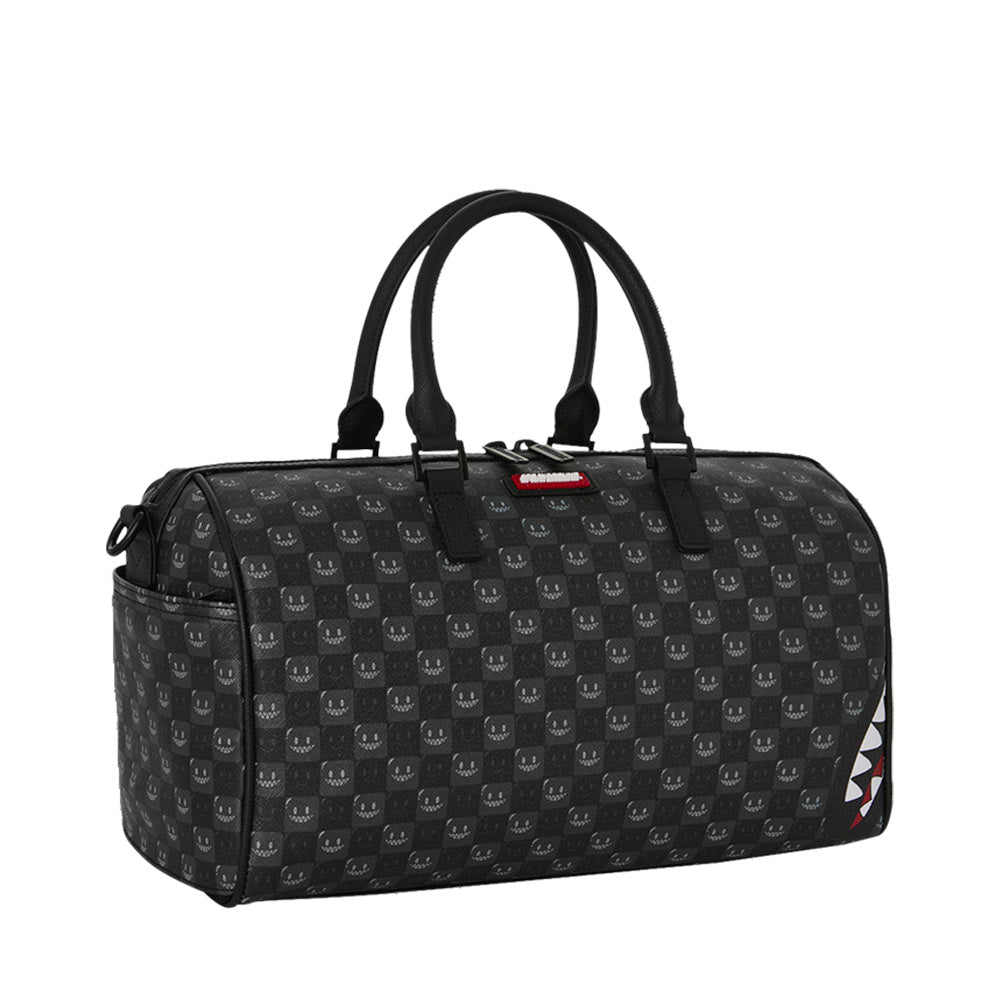 Bauletto Unisex SPRAYGROUND stampa Sharks in Paris WTF Bubbly Black Check