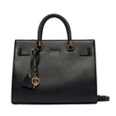 Borsa Donna Tote a Mano LIU JO Better effetto Bottalato Nero con Charm