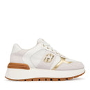 Sneakers Platform Donna LIU JO Amazing 43 Bis in Suede e Mesh Bianco