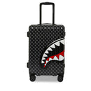 Sprayground Sharks in Paris WTF Bubbly Black Check Trolley – Unisex, Schwarz