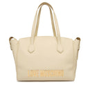 Shopping Bag Donna con Pochette LOVE MOSCHINO linea Bold Bag Avorio