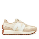 Damen-Sneaker NEW BALANCE 327 aus Technikstoff und Wildleder in Beige