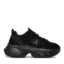 Sneakers Running PATRIZIA PEPE Girl linea Fly Run Tech in Mesh e Suede Nero