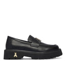 Mocassini Platform PATRIZIA PEPE Girl linea Fly Cult Strass in Pelle Nera