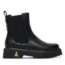 Stivaletti Beatles PATRIZIA PEPE Girl linea Fly Cult Strass in Pelle Nera
