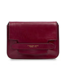 Borsa Donna a Tracolla Media THE BRIDGE linea Lucrezia in Pelle Rosso Barolo
