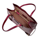 Shopping Bag Donna THE BRIDGE linea Monica in Pelle Rosso Barolo