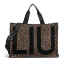 Tote Bag Donna LIU JO in Tessuto stampa Animalier
