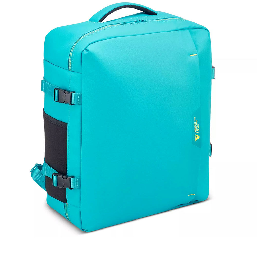 Zaino da Viaggio Underseat RONCATO linea Wanderline in Tessuto Gommato Turchese