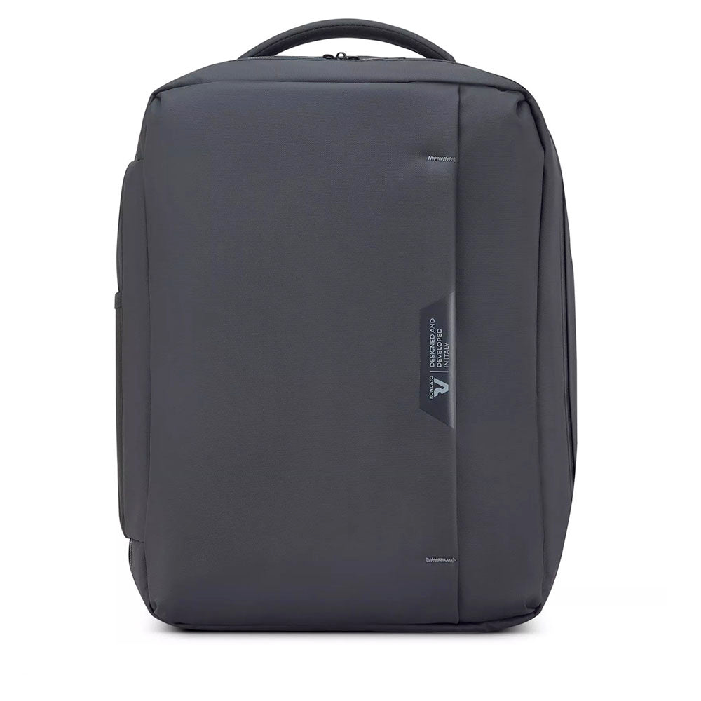 Zaino da Viaggio Underseat con Sacca Sottovuoto RONCATO linea Wanderline in Tessuto Gommato Nero