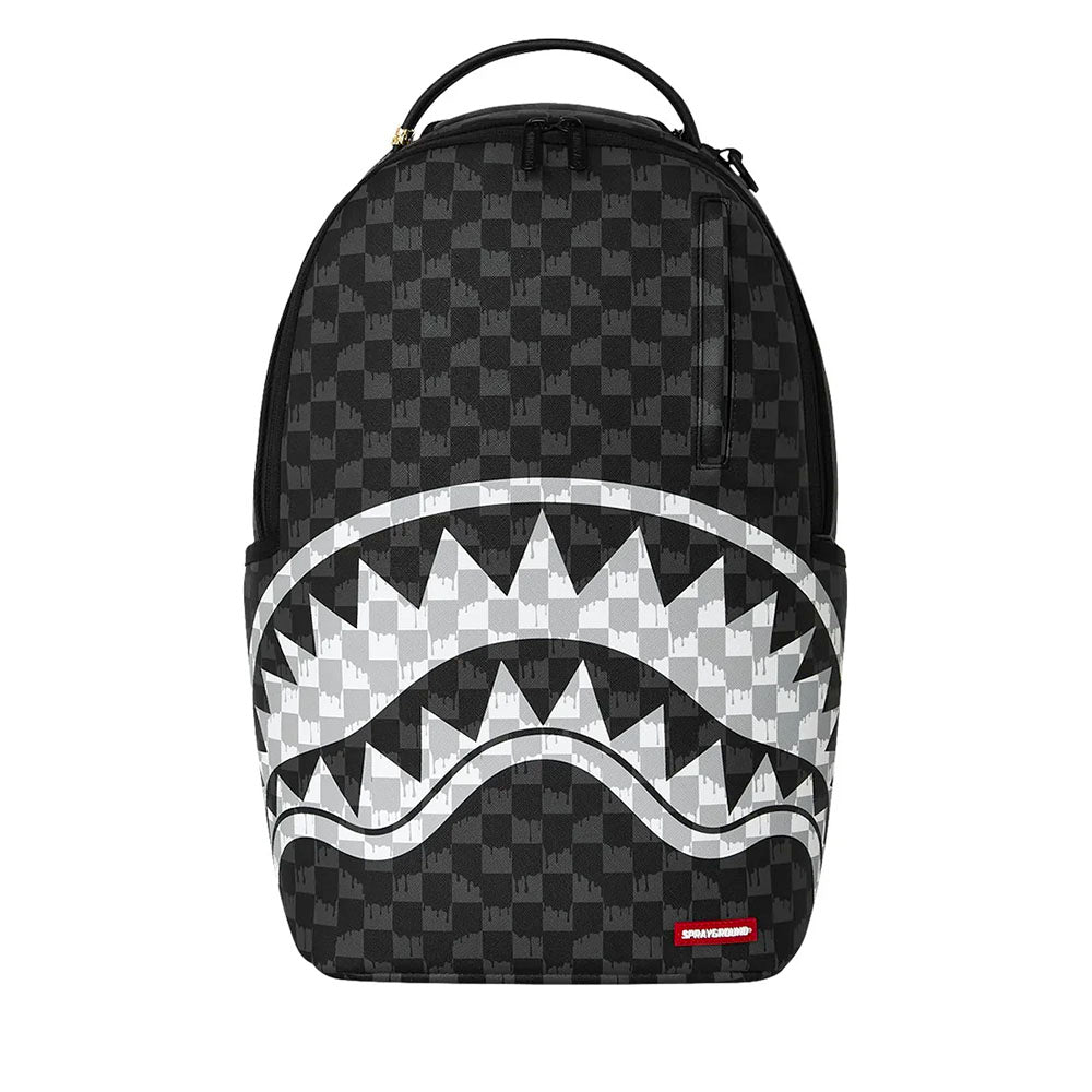 Zaino Unisex SPRAYGROUND stampa Black and White Drip Check