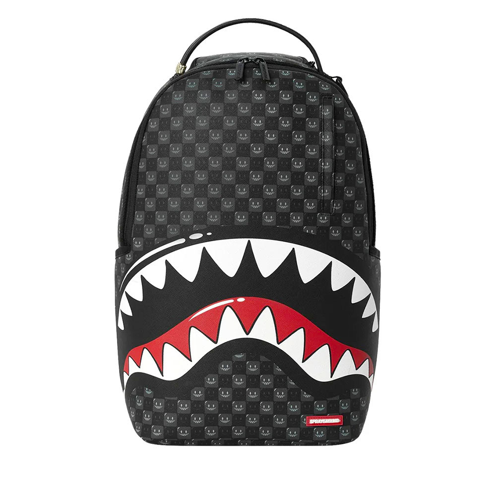 Zaino Unisex SPRAYGROUND stampa Sharks in Paris WTF Bubbly Black Check