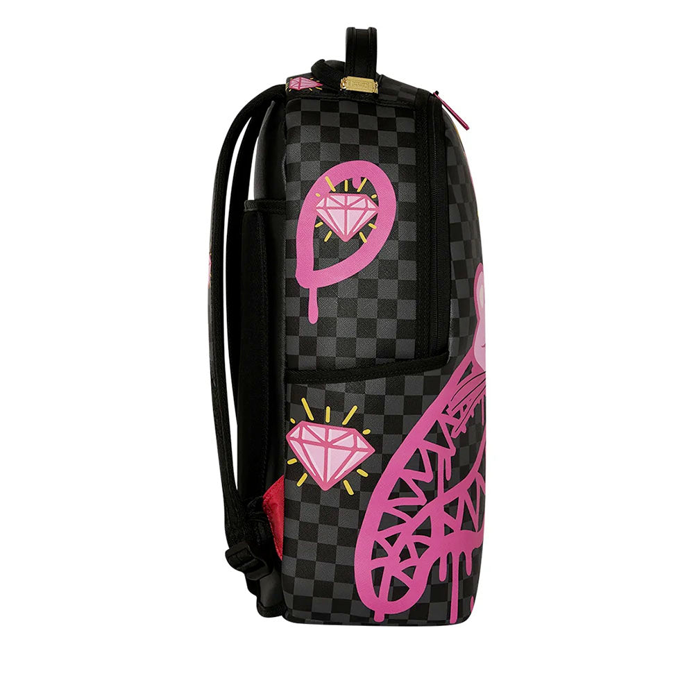 Zaino Unisex SPRAYGROUND stampa Pink Panther Drippy Diamonds