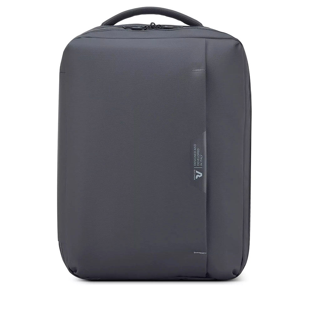 Zaino da Viaggio Underseat Espandibile RONCATO linea Wanderline in Tessuto Gommato Nero