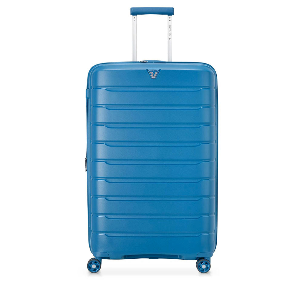 Trolley Rigido Grande Espandibile 4 Ruote RONCATO Linea B-Flying Blu Denim