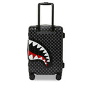 Sprayground Sharks in Paris WTF Bubbly Black Check Trolley – Unisex, Schwarz