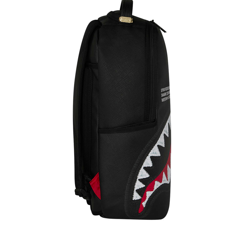 Zaino Unisex SPRAYGROUND stampa Shark Central Black Embroidered Shark