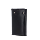 THE BRIDGE Giacomo Line Herren-Schlüsselanhänger mit Knopf aus schwarzem Leder