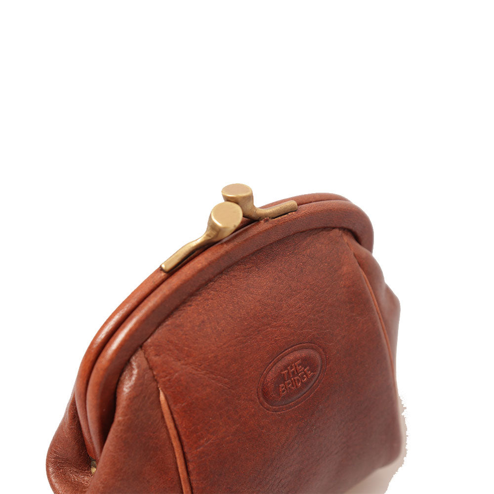 Portamonete Donna THE BRIDGE linea Story in Pelle Marrone