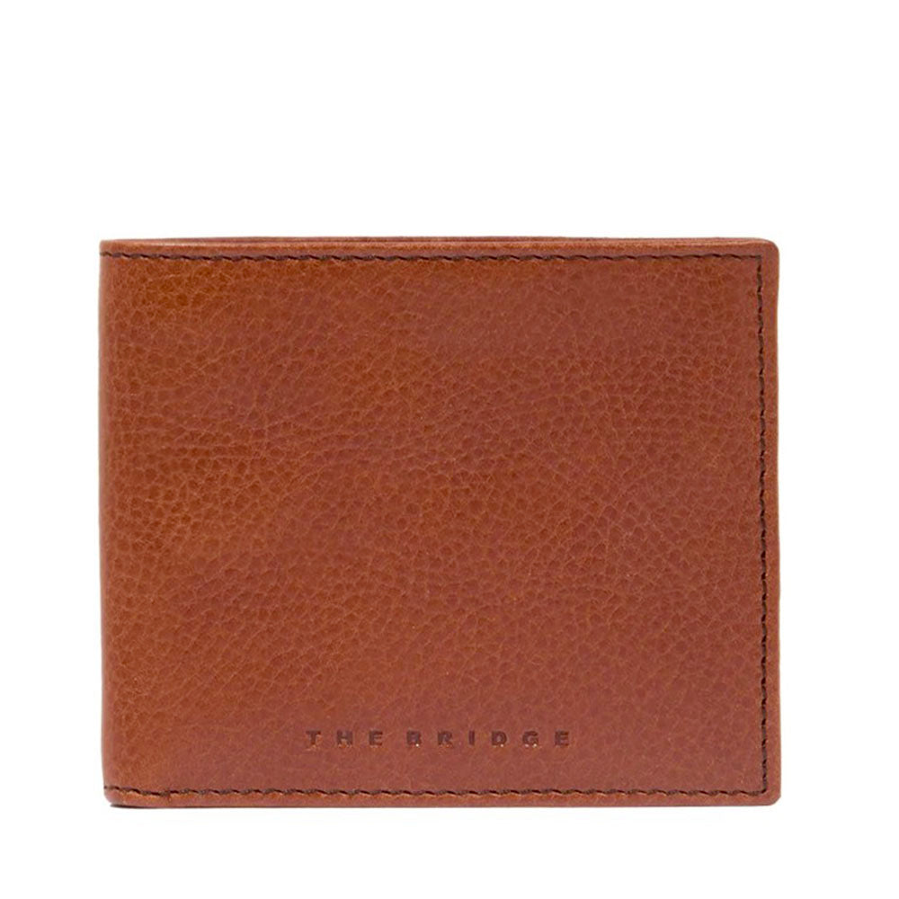 Portafoglio Uomo Portacarte THE BRIDGE linea Ettore in Pelle Marrone
