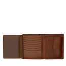 Portafoglio Uomo Verticale con Pattina e Portamonete THE BRIDGE In Pelle Marrone linea Story 01440101