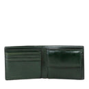 Herrenbrieftasche mit Münzfach THE BRIDGE Filippo Line aus grünem Leder