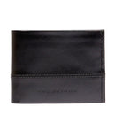 Herrenbrieftasche mit Geldbörse THE BRIDGE Damiano-Linie aus schwarzem Leder