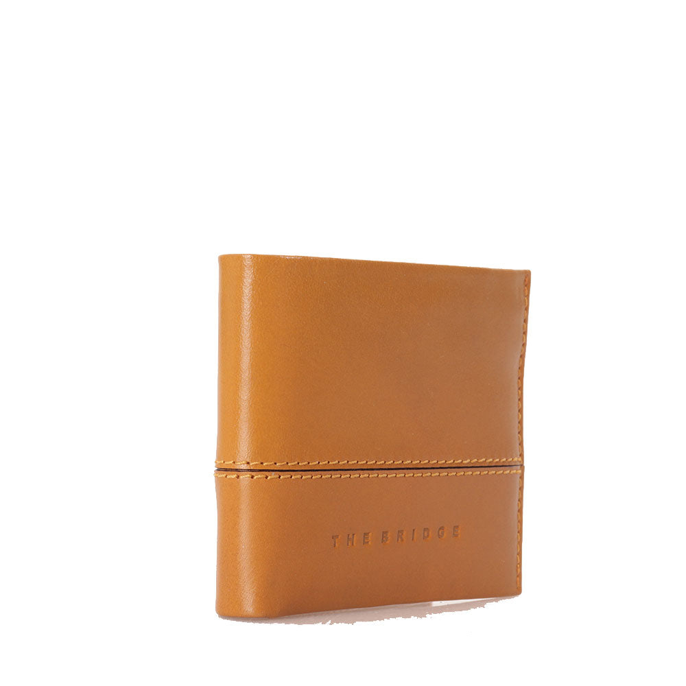 Portafoglio Uomo In Metallo Minimalista Con Blocco RFID – Sottile Porta Carte Arancione E Nero
