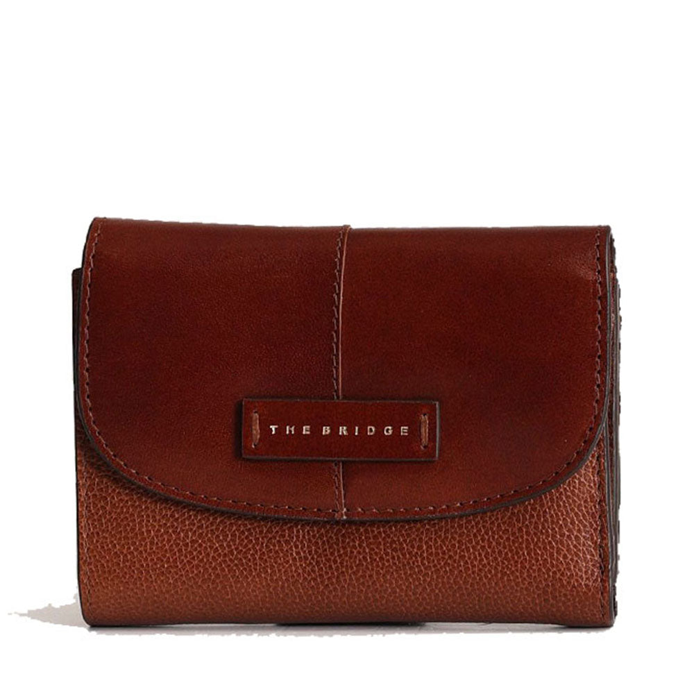 THE BRIDGE ELISABETTA LINIE
Mittlere Damenbrieftasche mit Knopf aus braunem Leder