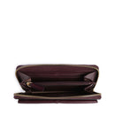 Portafoglio Donna Zip Around THE BRIDGE linea Elisabetta in Pelle Viola