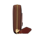 Portafoglio Donna Zip Around THE BRIDGE linea Gemma in Pelle Marrone