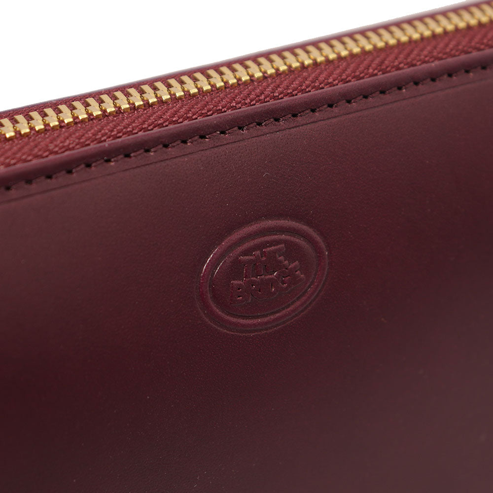 Portafoglio Donna Zip Around THE BRIDGE linea Story in Pelle Viola
