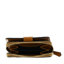 Portafoglio Donna Piccolo Zip Around THE BRIDGE linea Lucrezia in Pelle Giallo Miele