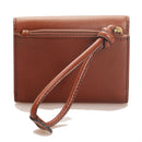 Portafoglio Donna con Bottone e Polsiera THE BRIDGE in Pelle Marrone linea Camilla