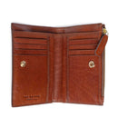 Portafoglio Donna Medio con Bottone THE BRIDGE linea Story in Pelle Marrone